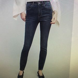 Anthropologie pilcro ultra high-rise skinny jeans.
